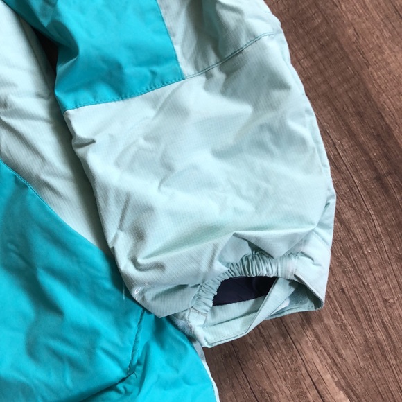 Columbia Omni Tech Teal Jacket Girls Large 14/16 - Picture 3 of 9